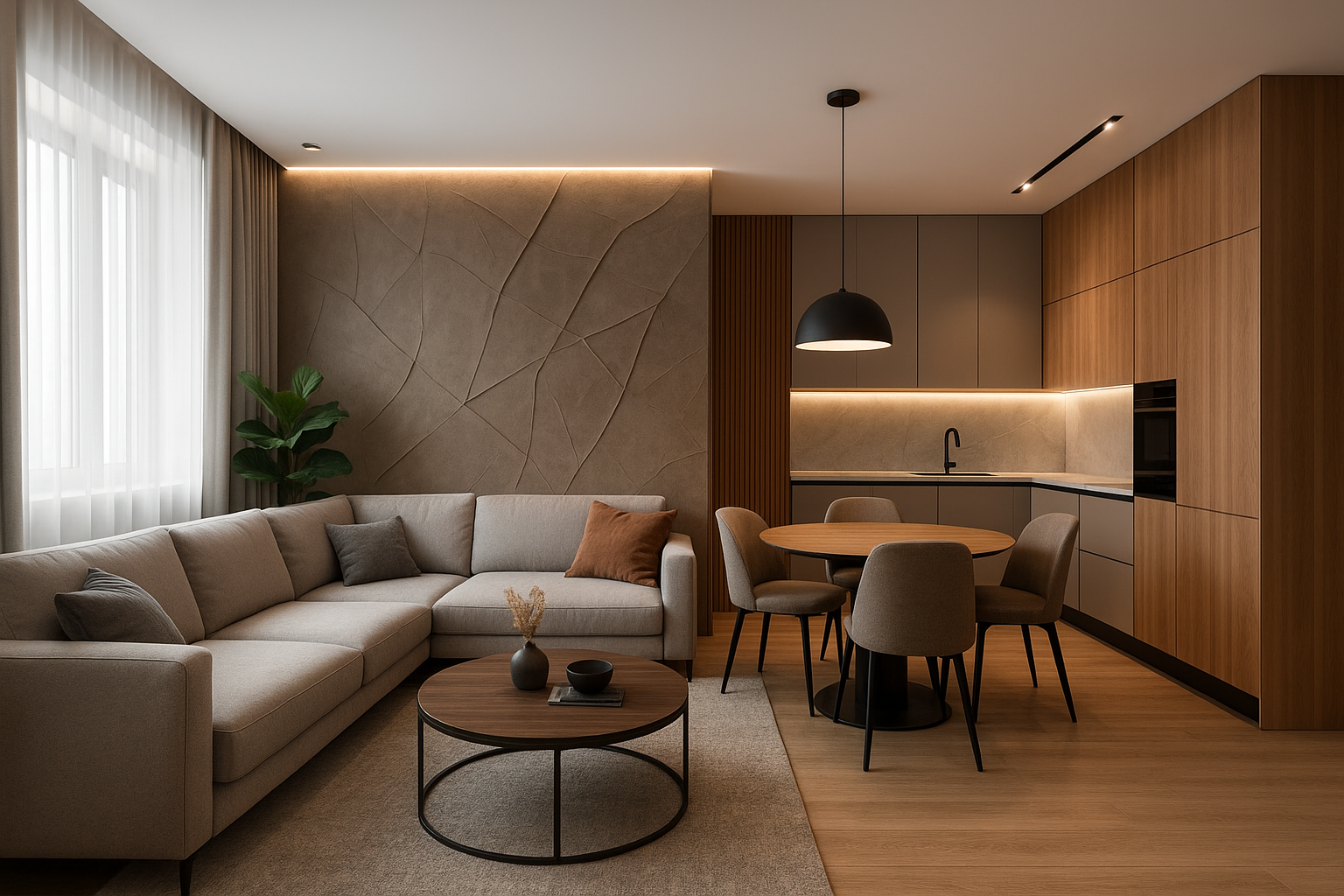 "تصاميم داخلية مبتكرة لشقة حديثة" - مشروع ديكور في المنطقة الغربية…