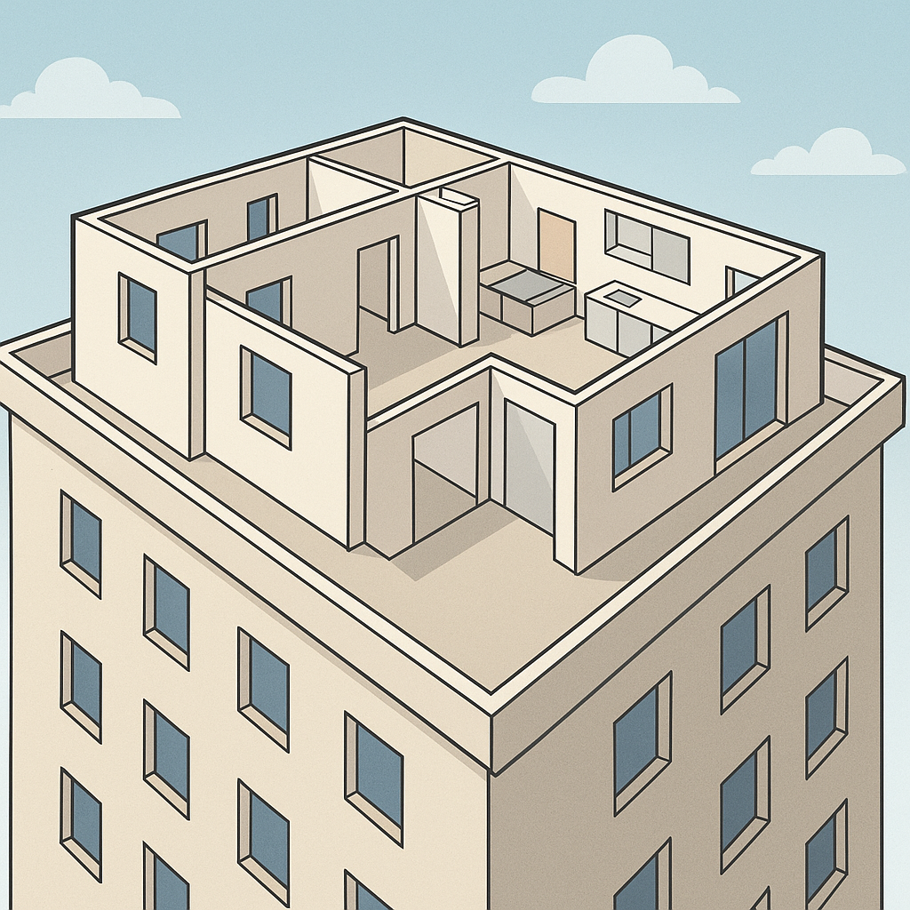 "مشروع بناء جديد: إضافة غرفتين - مشروع بناء جديد في المنطقة الوسطى…