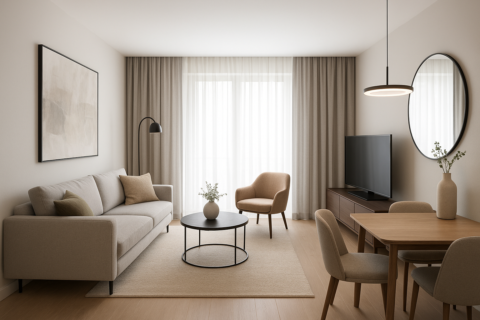 "مشروع تصميم ديكور متكامل لشقة - مشروع ديكور في المنطقة الغربية لد…