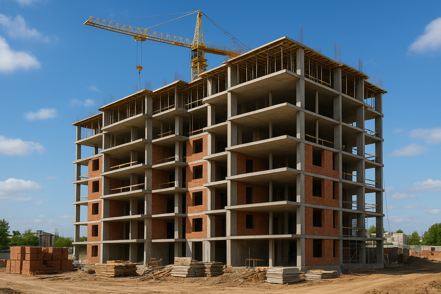 مشروع بناء عمارة سكنية جديدة - مشروع بناء جديد في المنطقة الغربية…