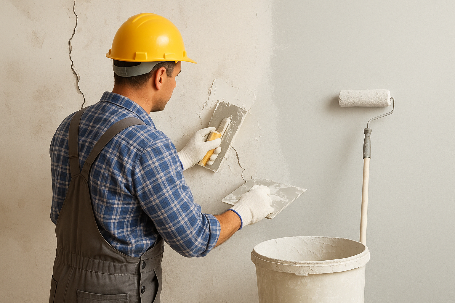 مشروع ترميم وتجديد: جبس ودهان - مشروع ترميم وصيانة في المنطقة الوس…