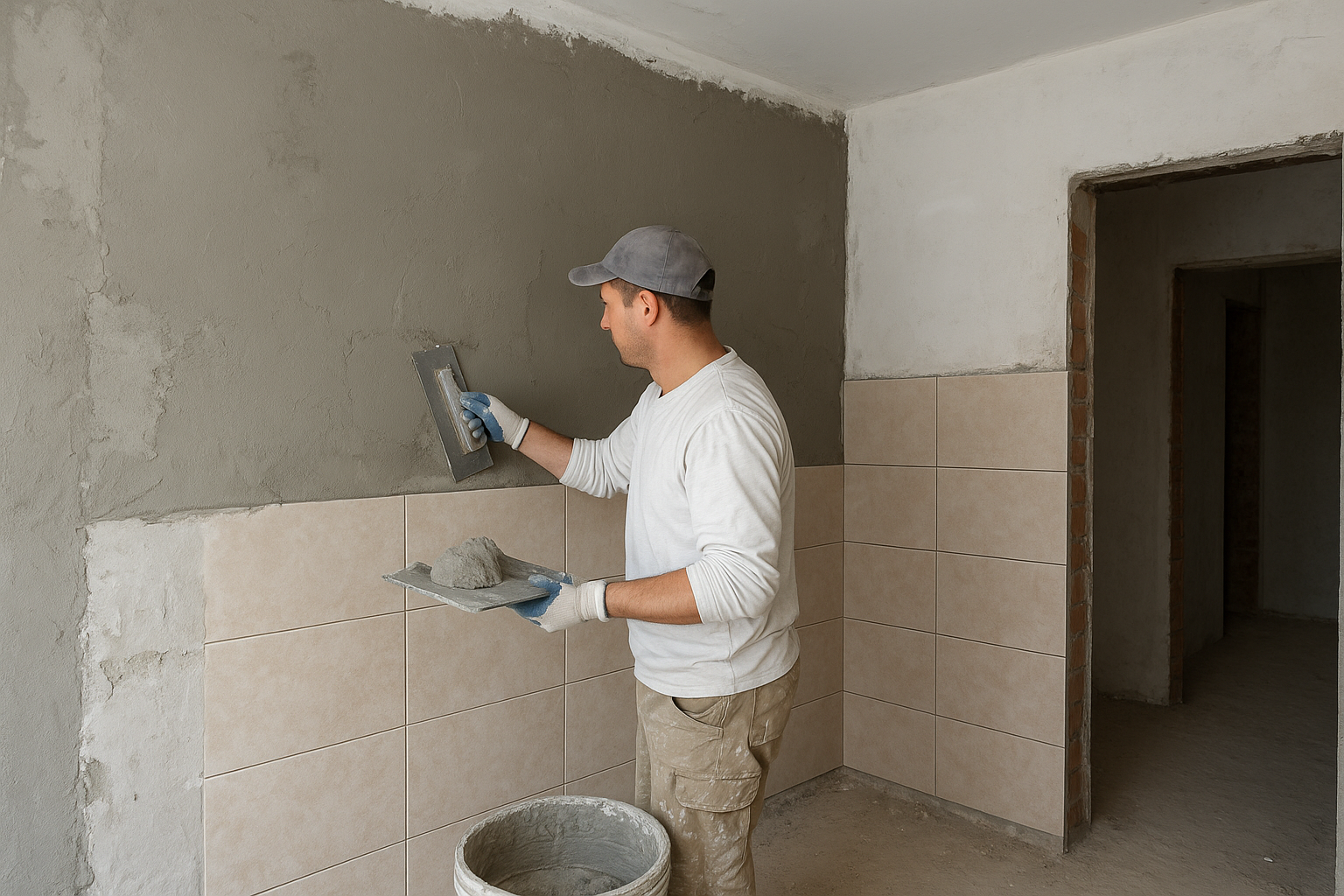 أعمال تشطيب شقة: لياسة وبلاط - مشروع تشطيب في المنطقة الجنوبية لدى…