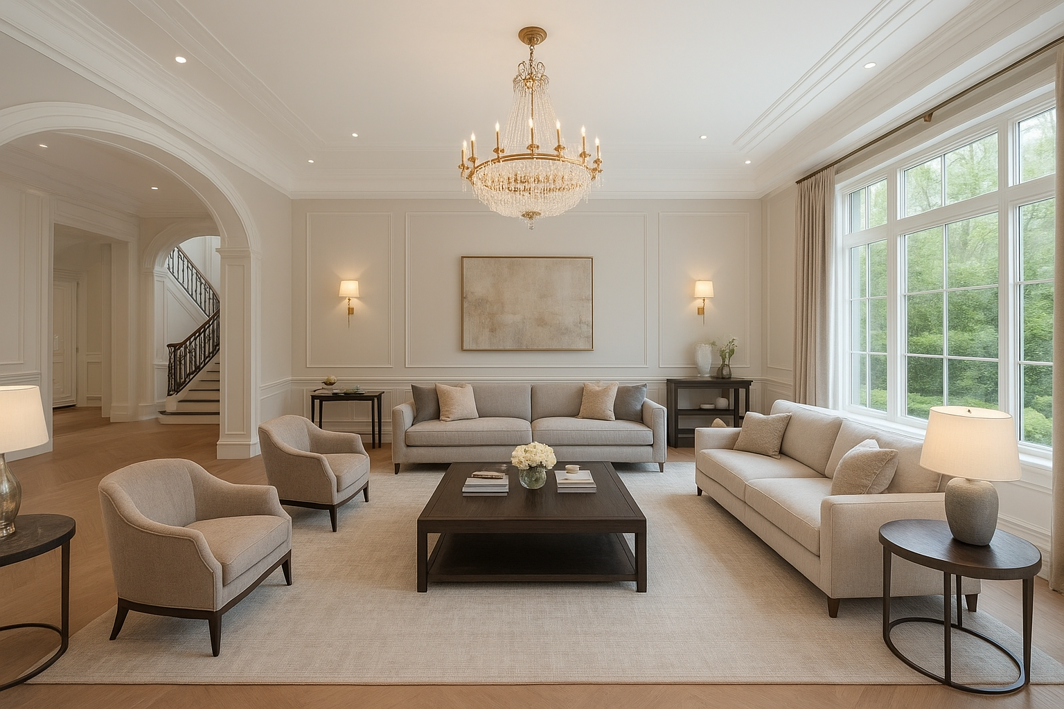 تجديد وتأثيث فيلا بسبع غرف - مشروع ديكور في المنطقة الوسطى لدى بوا…