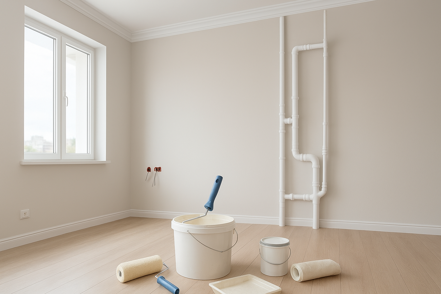 تشطيب شقة: كهرباء، سباكة، ودهنات - مشروع تشطيب في المنطقة الغربية…