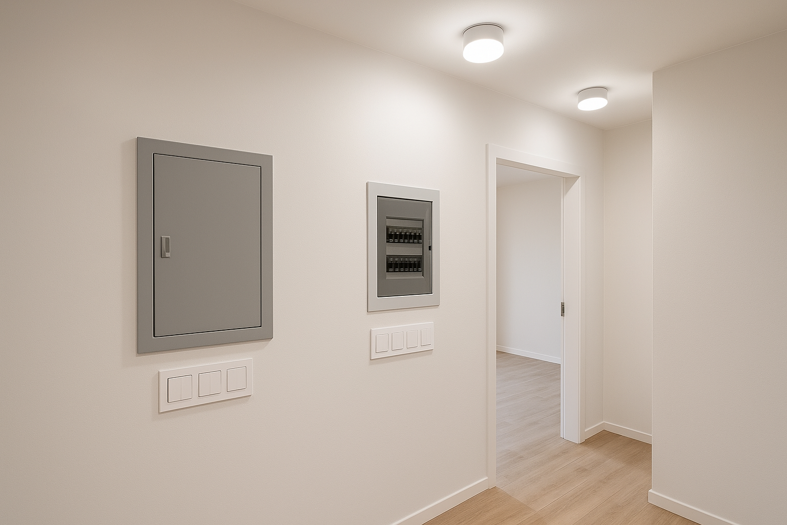 تشطيب داخلي للكهرباء بالمفاتيح والإنارة - مشروع تشطيب في المنطقة…