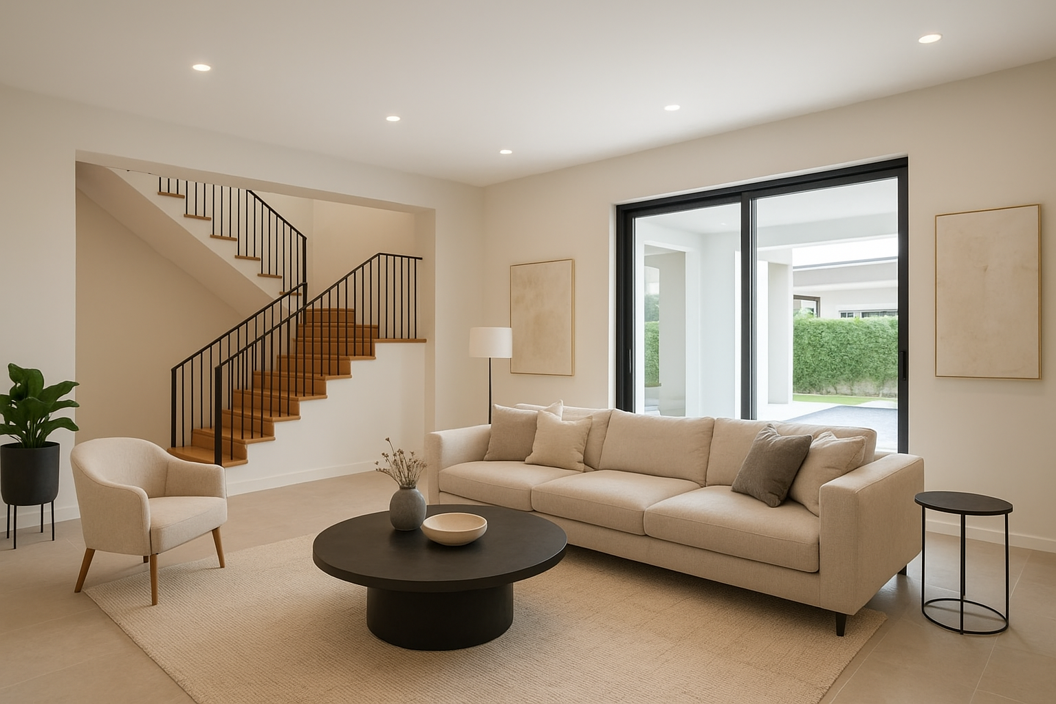 تجديد ديكورات فلة عصرية بعد - مشروع تشطيب في المنطقة الغربية لدى ب…