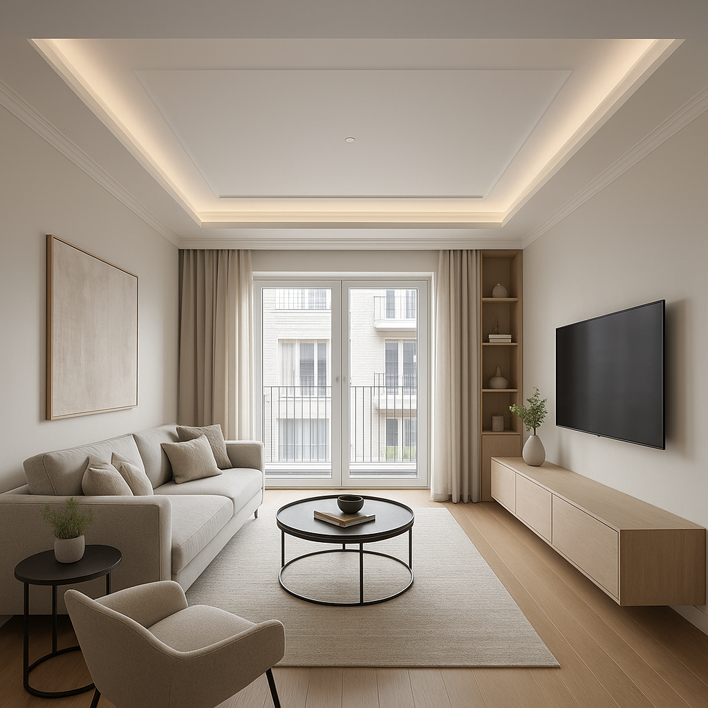 تزيين وتصميم داخلي لشقة حديثة - مشروع ديكور في المنطقة الوسطى لدى…