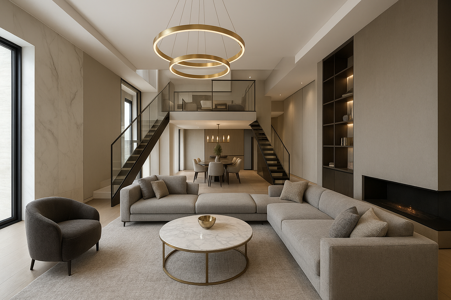 تحويل شقة دوبلكس إلى ديكور - مشروع ديكور في المنطقة الجنوبية لدى ب…