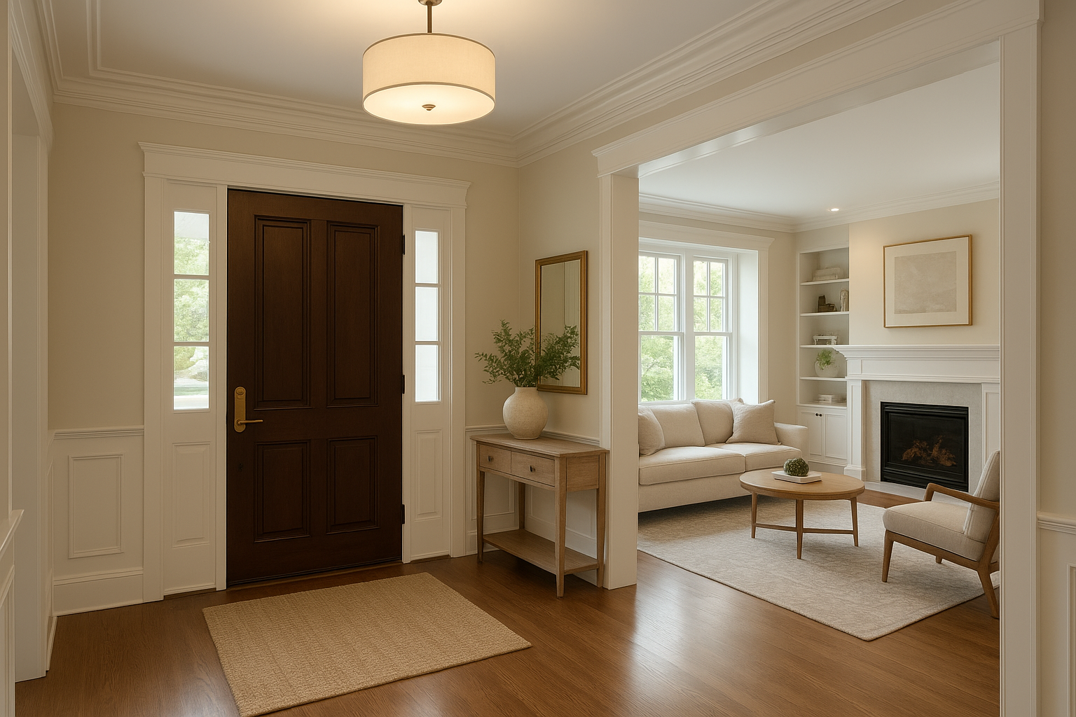 مشروع تحسين مدخل وصالة مع - مشروع ترميم وصيانة في المنطقة الوسطى ل…