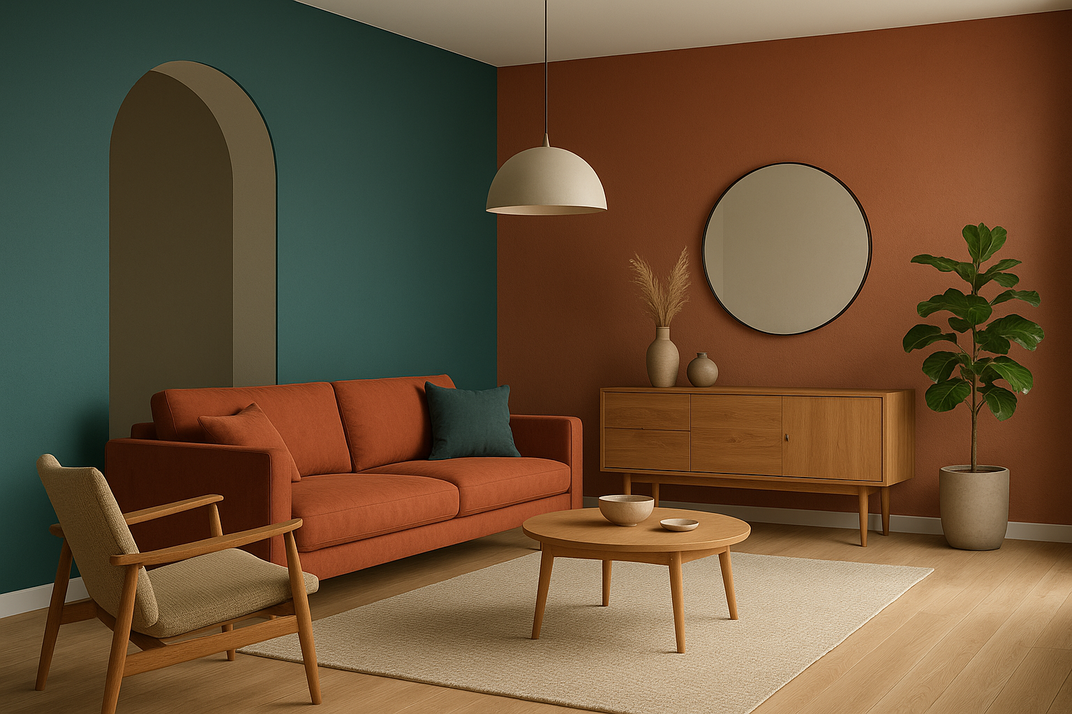 تصميم داخلي مبتكر لتوزيعات الأثاث - مشروع تشطيب في المنطقة الوسطى…