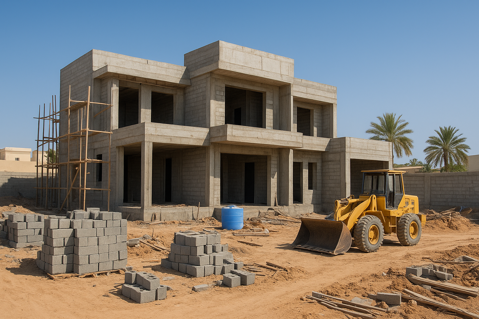 مشروع بناء جديد لفيلا سكنية - مشروع بناء جديد في المنطقة الجنوبية…