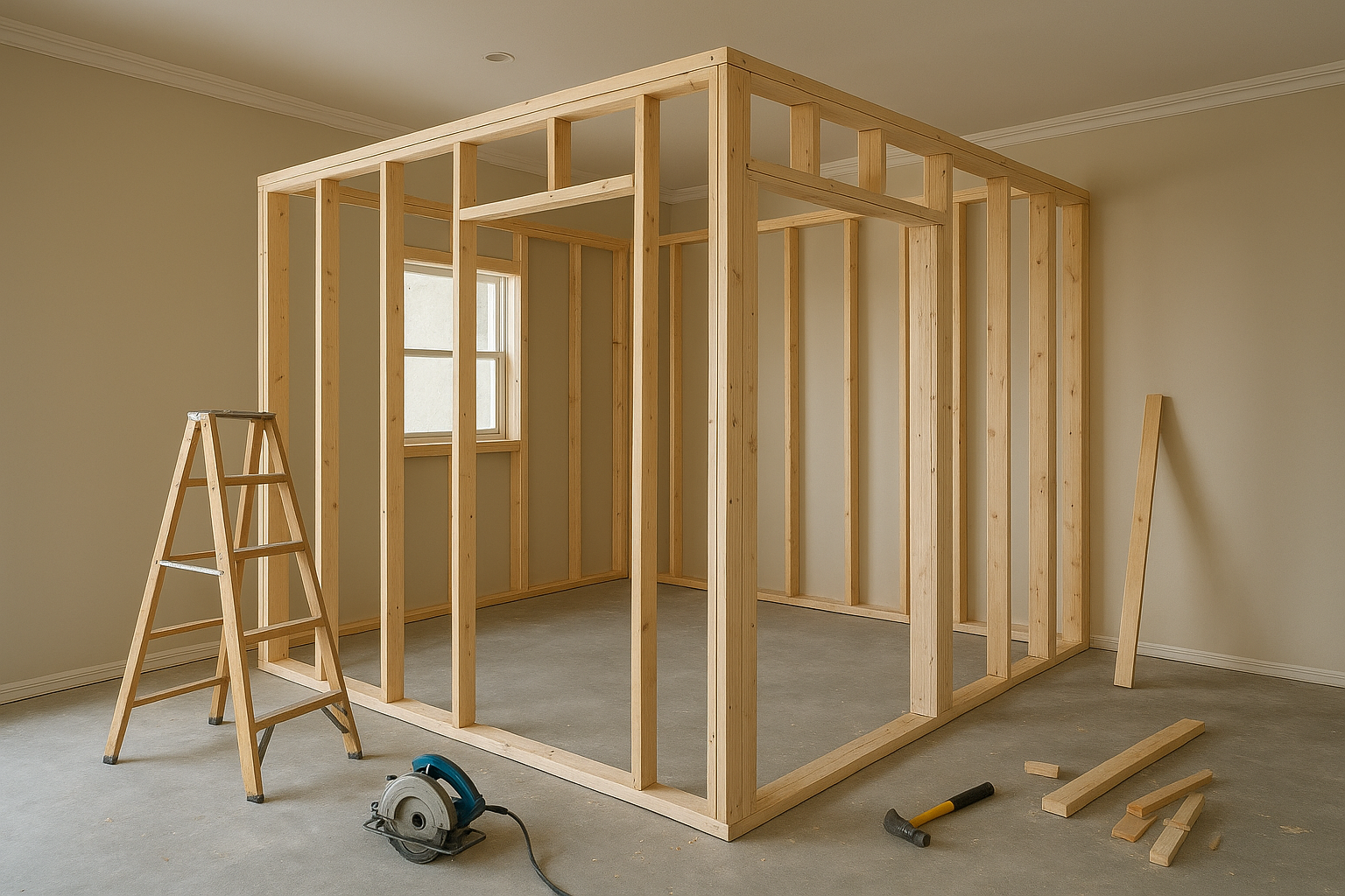 مشروع بناء غرفة عاملة في - مشروع ترميم وصيانة في المنطقة الوسطى لد…