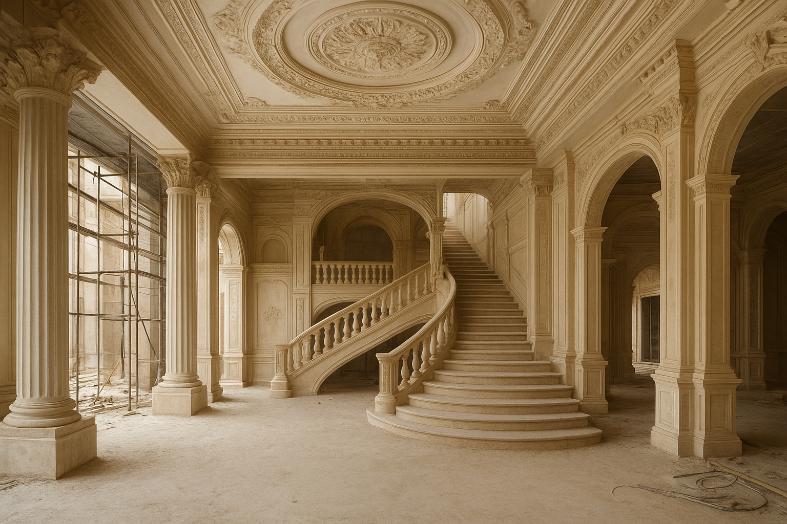 مشروع بناء جديد لقصر فخم - مشروع ديكور في المنطقة الوسطى لدى بوابا…