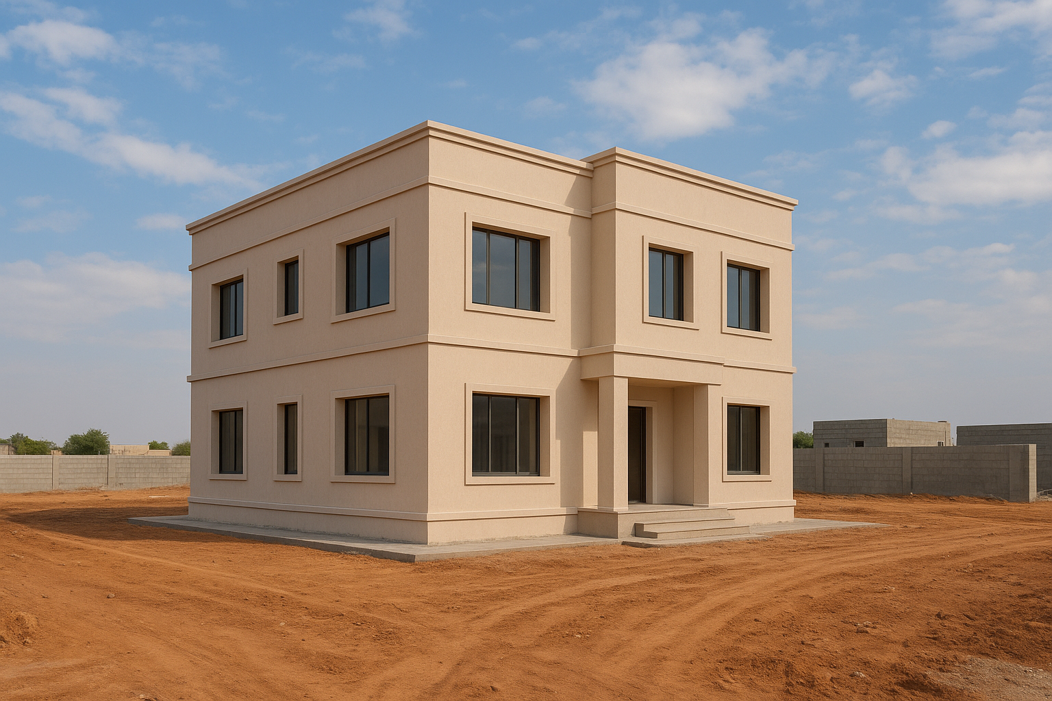 مشروع بناء جديد لعمارة دورين - مشروع بناء جديد في المنطقة الغربية…