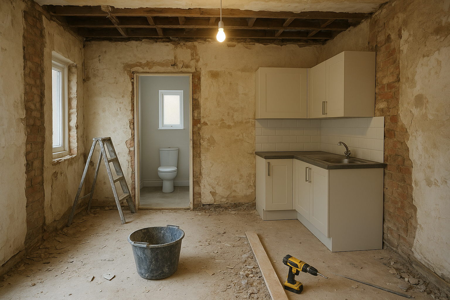 "مشروع ترميم وتجديد ملحق سكني - مشروع ترميم وصيانة في المنطقة الجن…