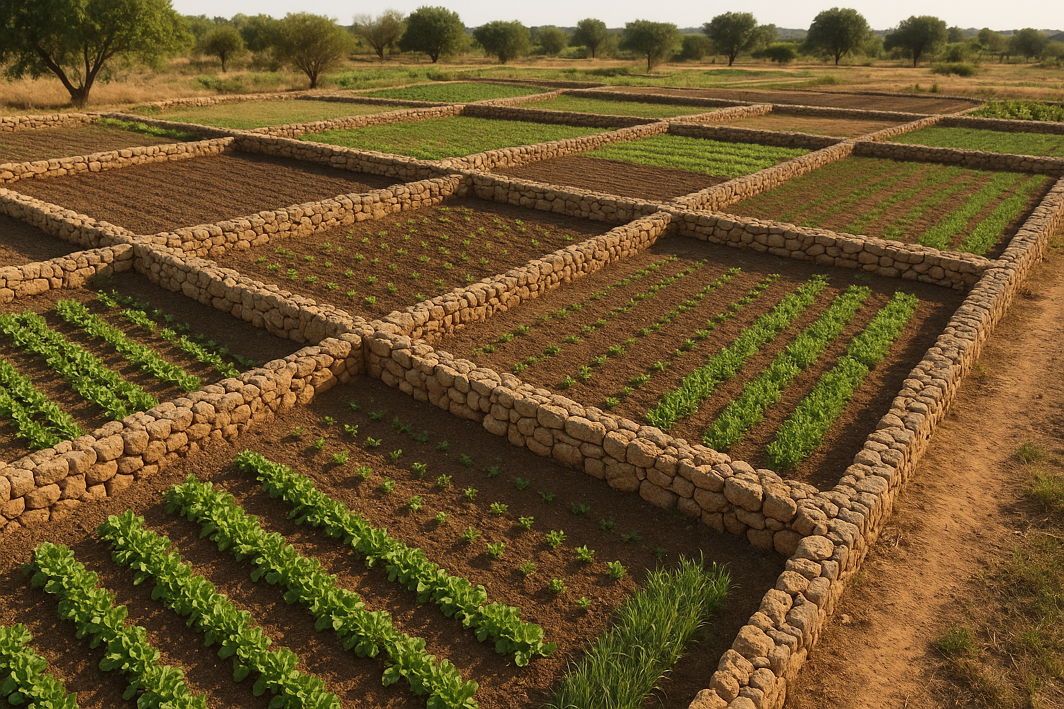 بناء أحواش زراعية على أرضي - مشروع بناء جديد في المنطقة الوسطى لدى…