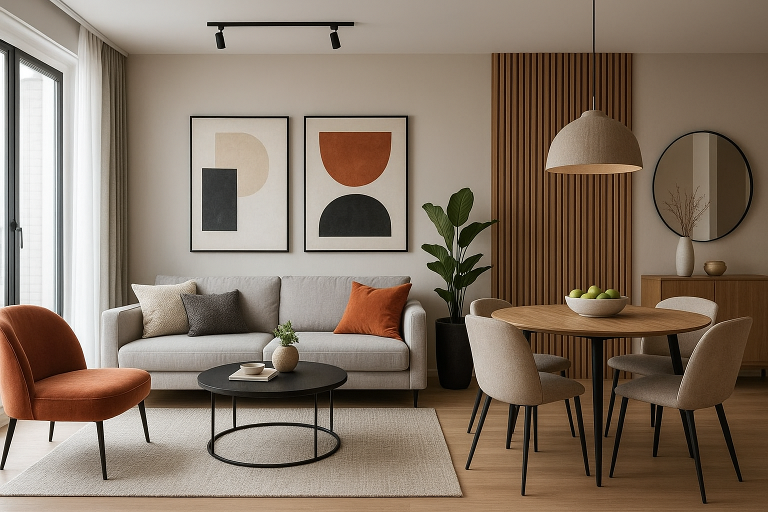 نحو تصميم داخلي عصري لشقة - مشروع ديكور في المنطقة الغربية لدى بوا…