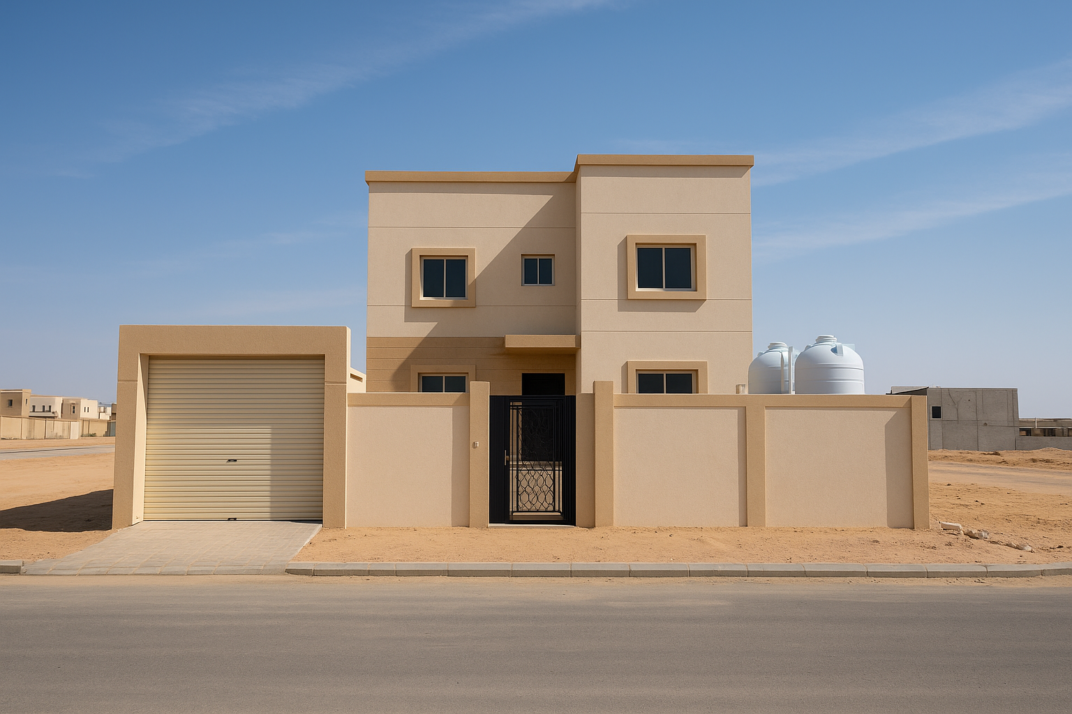 بناء جديد في الخرج - - مشروع بناء جديد في المنطقة الوسطى لدى بوابات…