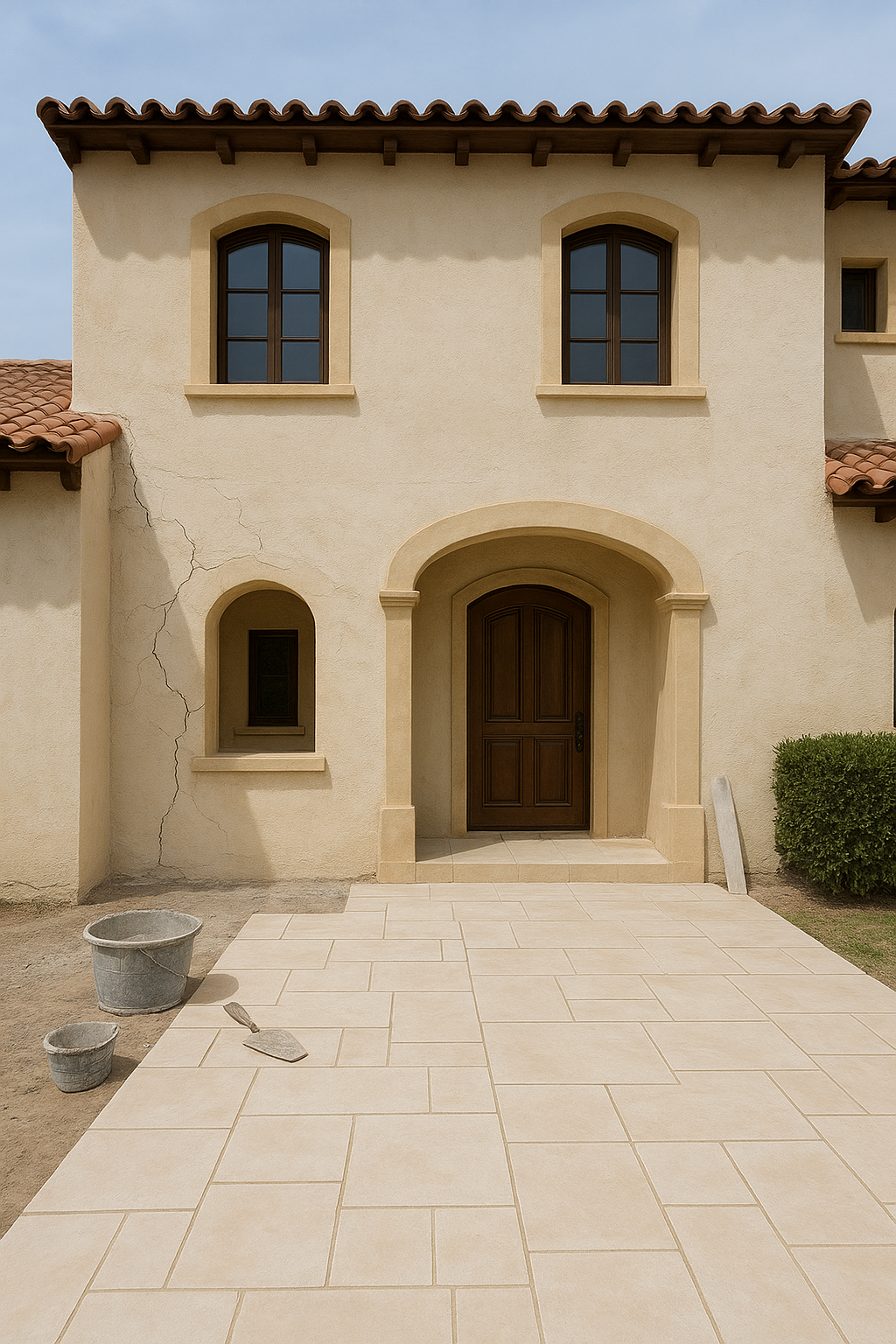 ترميم فيلا دبلكس: إصلاح تشققات - مشروع ترميم وصيانة في المنطقة الش…