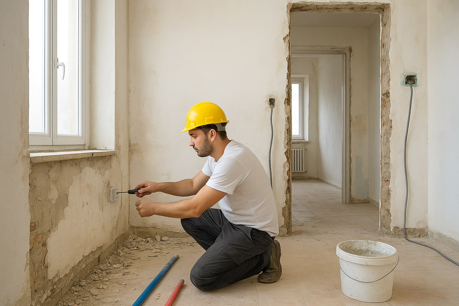 ترميم وتجديد شامل للمبنى: كهرباء، - مشروع ترميم وصيانة في المنطقة…