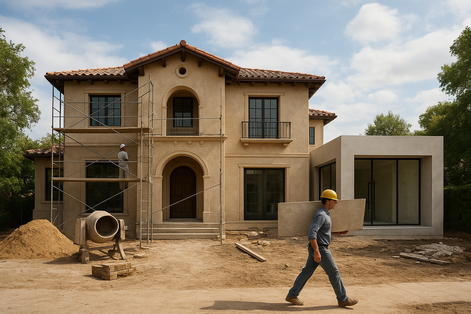 مشروع ترميم فيلا سكنية مع - مشروع ترميم وصيانة في المنطقة الوسطى ل…