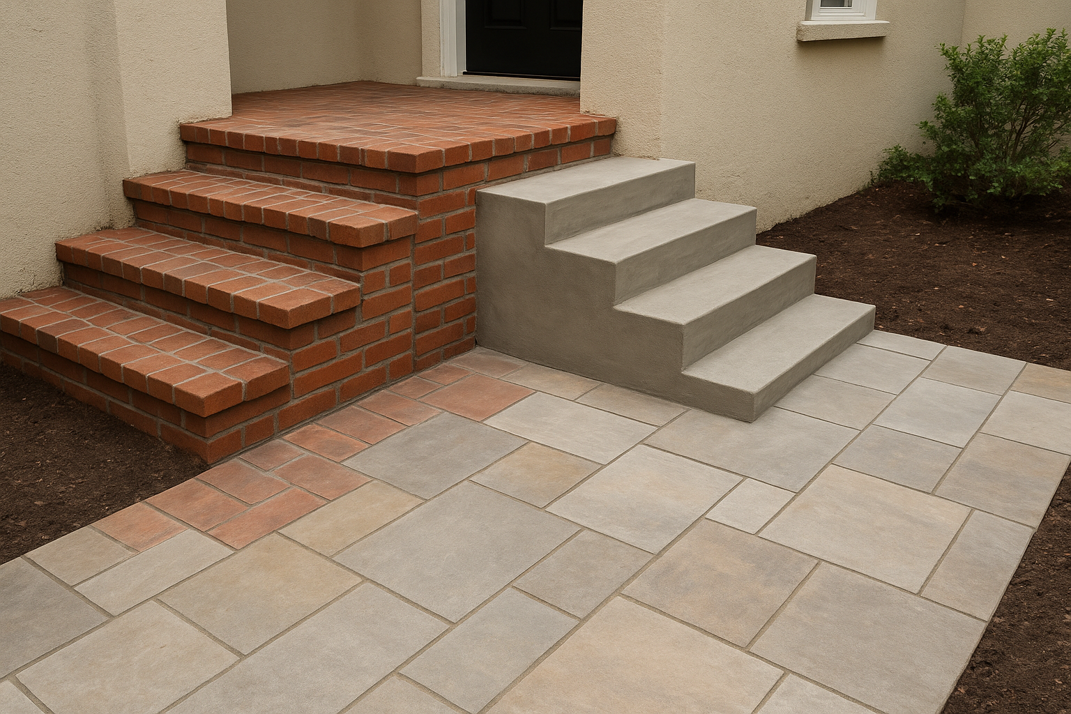 ترميم درج داخلي وإنشاء درج - مشروع ترميم وصيانة في المنطقة الوسطى…