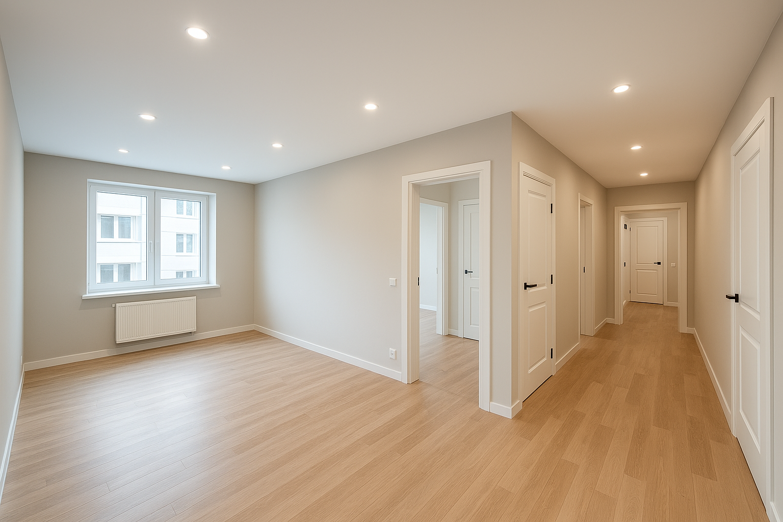 "تجديد شامل لشقة 5 غرف: - مشروع ترميم وصيانة في المنطقة الغربية لدى…