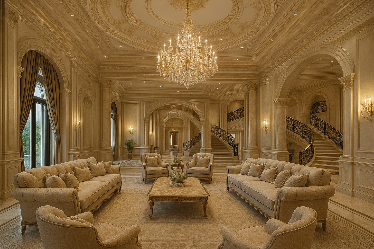 تشطيب فاخر لفيلا فخمة بمساحة - مشروع تشطيب في المنطقة الوسطى لدى ب…