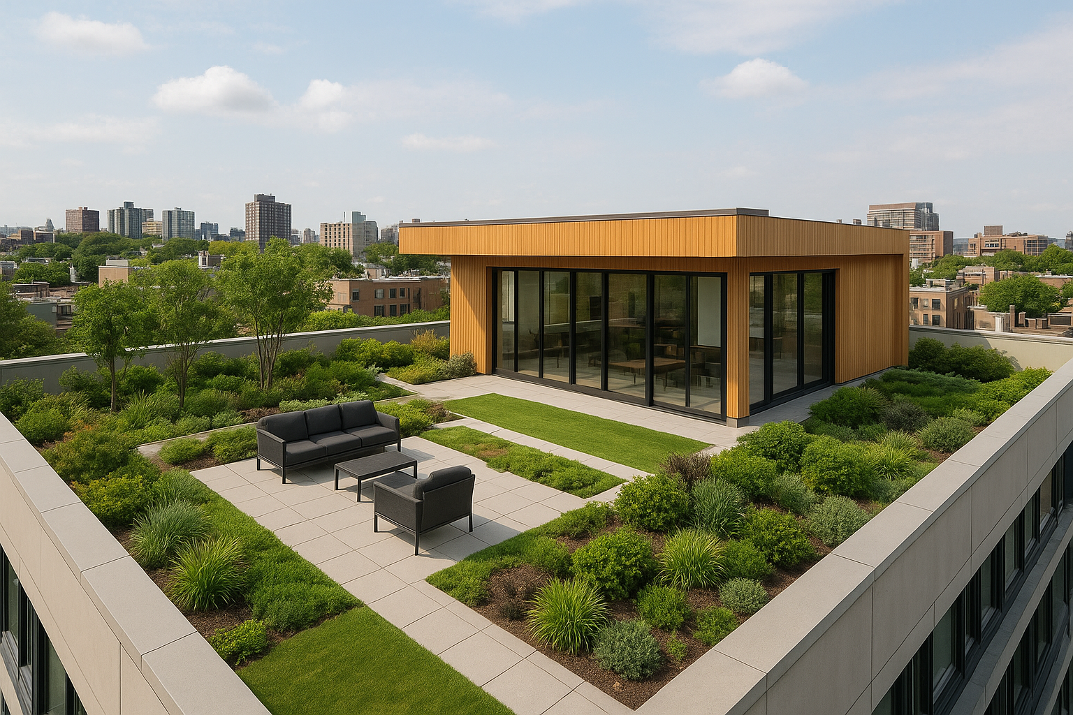 بناء مجلس مع مرافق وحديقة - مشروع بناء جديد في المنطقة الغربية لدى…