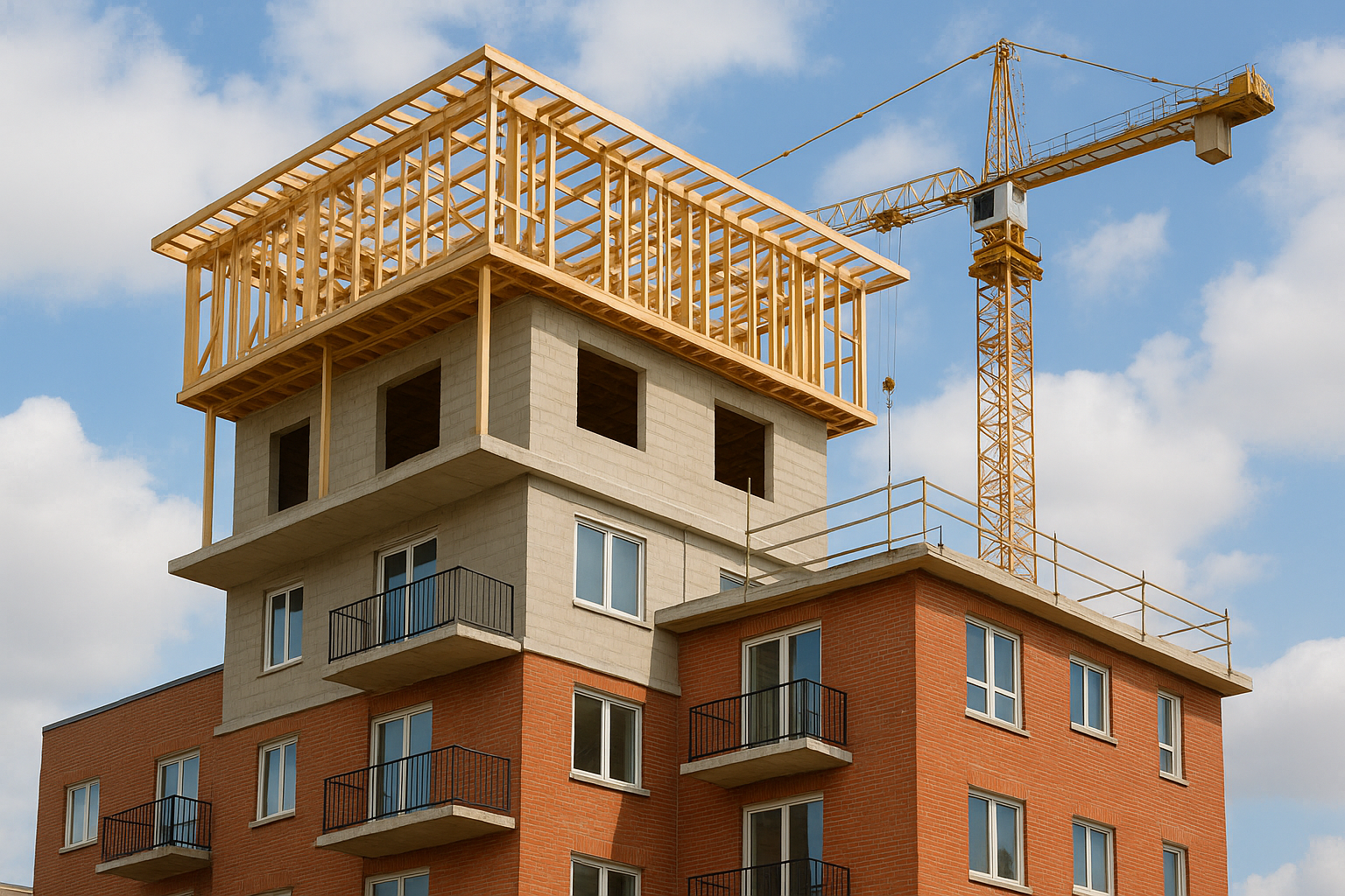 تجديد وبناء شقق إضافية: عمارة - مشروع ترميم وصيانة في المنطقة الوس…