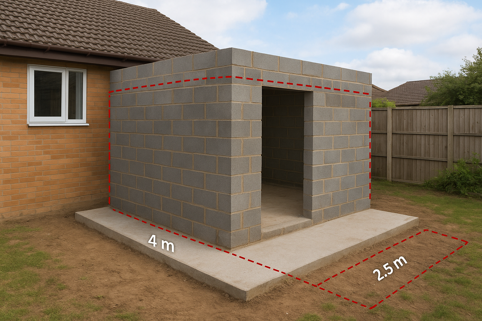 مشروع بناء ملحق جديد بمساحة - مشروع بناء جديد في المنطقة الوسطى لد…