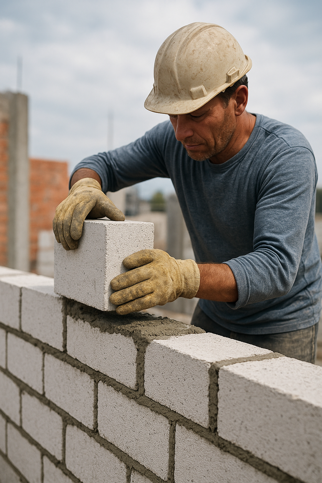 بناء عظم جديد: شغل يد - مشروع بناء جديد في المنطقة الغربية لدى بواب…