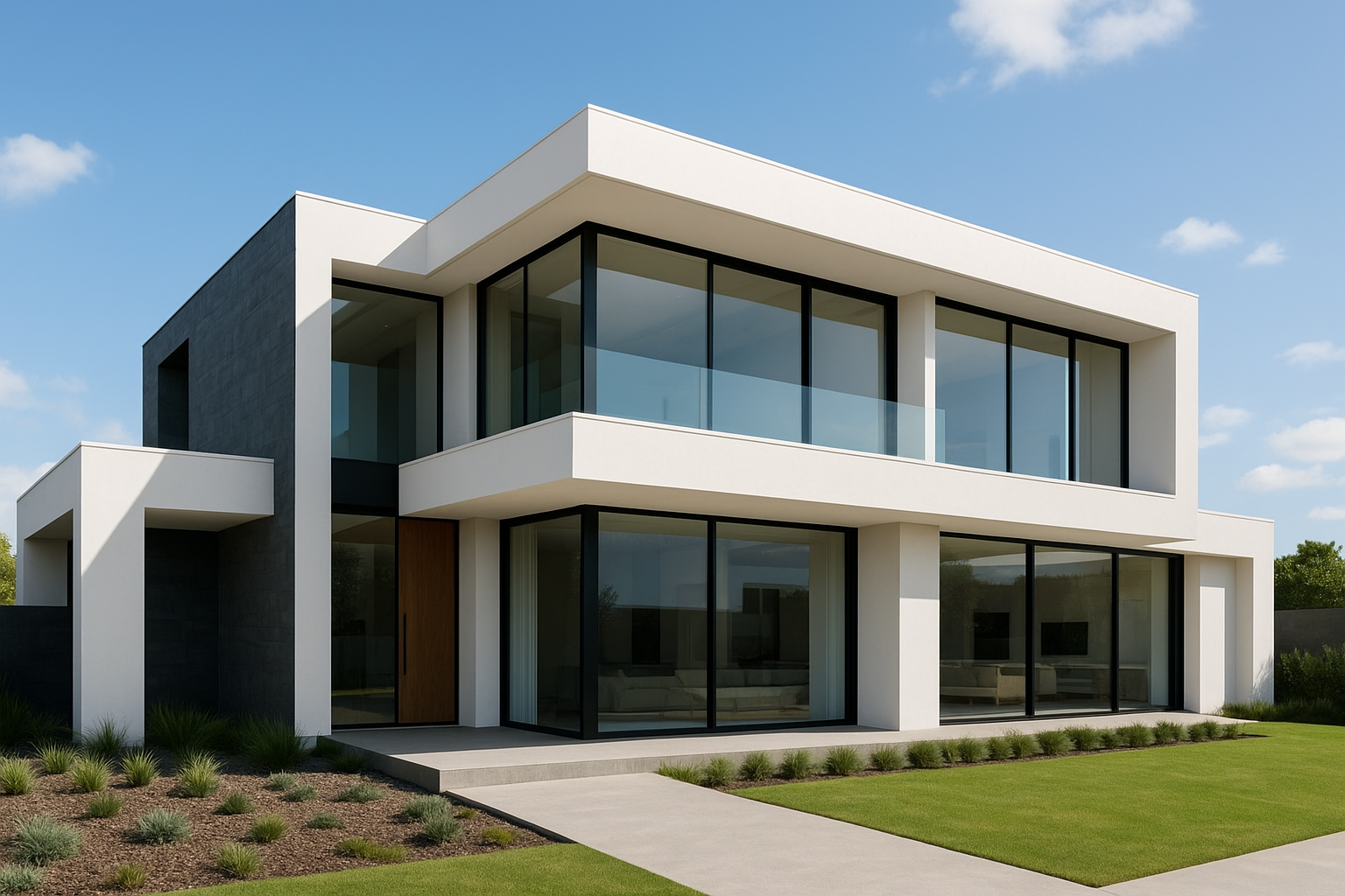 بناء فيلا جديدة بأسلوب عصري - مشروع بناء جديد في المنطقة الوسطى لد…