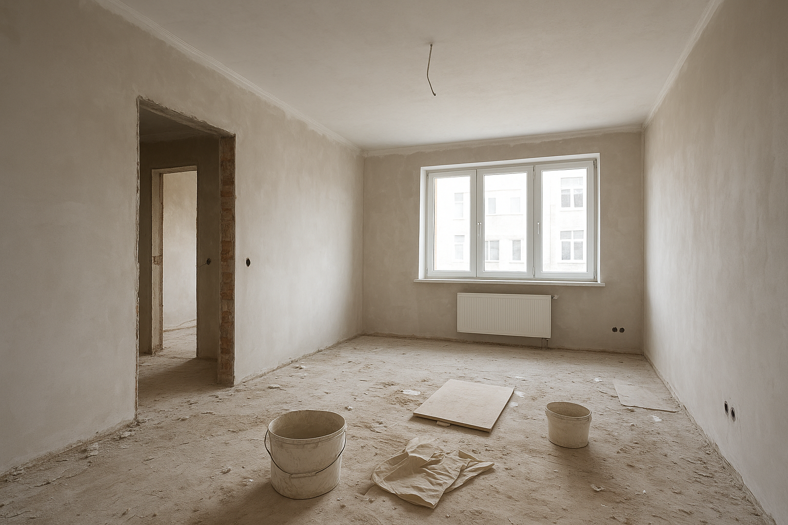 تجديد كامل لأعمال التشطيب في - مشروع تشطيب في المنطقة الوسطى لدى ب…