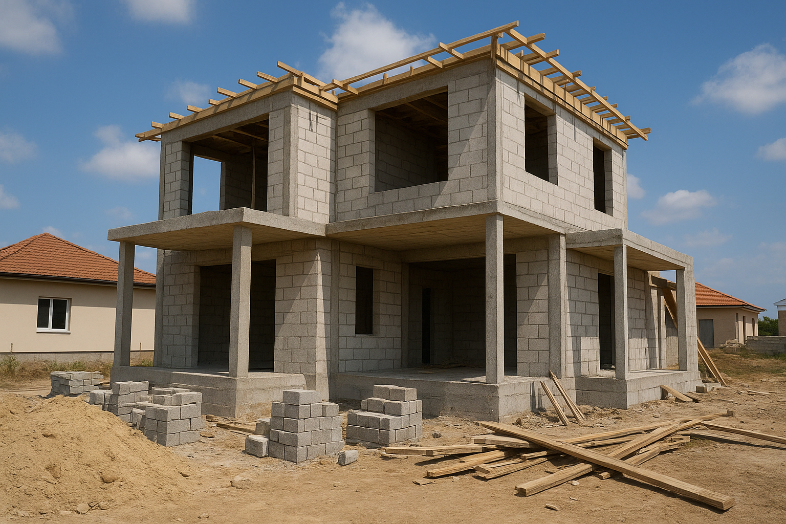 "مشروع بناء فيلا على العظم" - مشروع بناء جديد في المنطقة الشرقية لد…