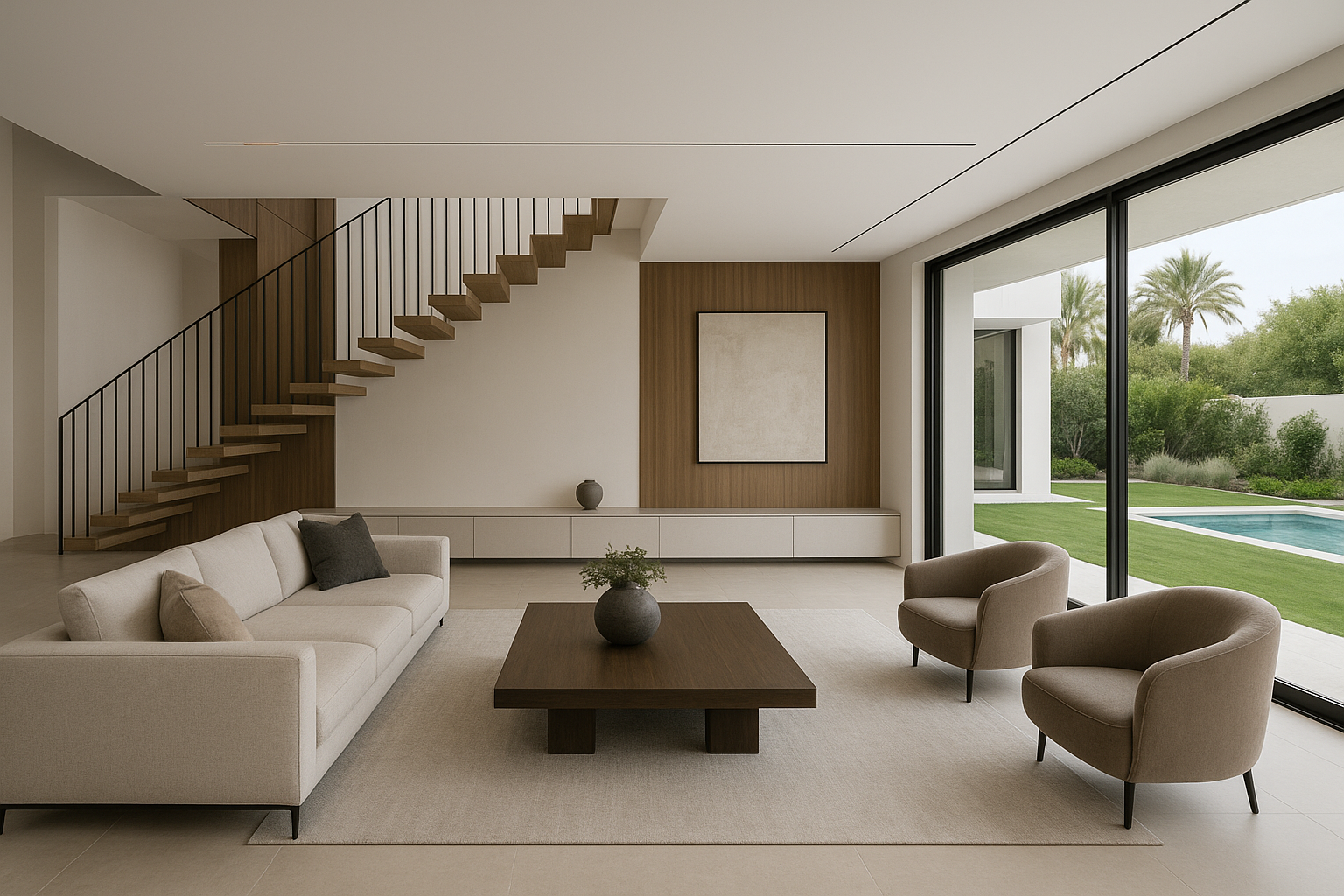 تصميم ديكورات حديثة لفيلات موّدِرن - مشروع ديكور في المنطقة الشرق…