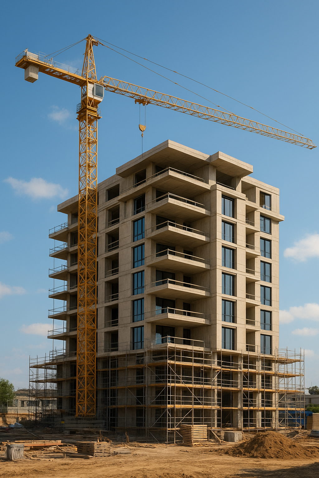 مشروع بناء جديد لمبنى سكني - مشروع بناء جديد في المنطقة الغربية لد…