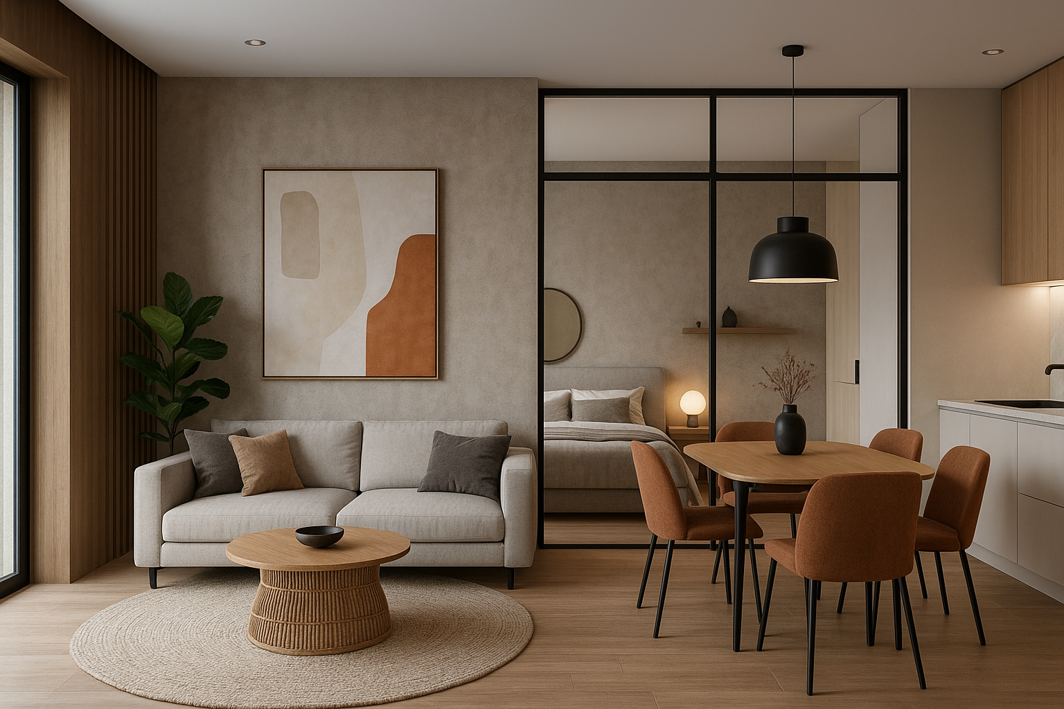 مشروع تصميم داخلي مبتكر لشقة - مشروع تشطيب في المنطقة الغربية لدى…