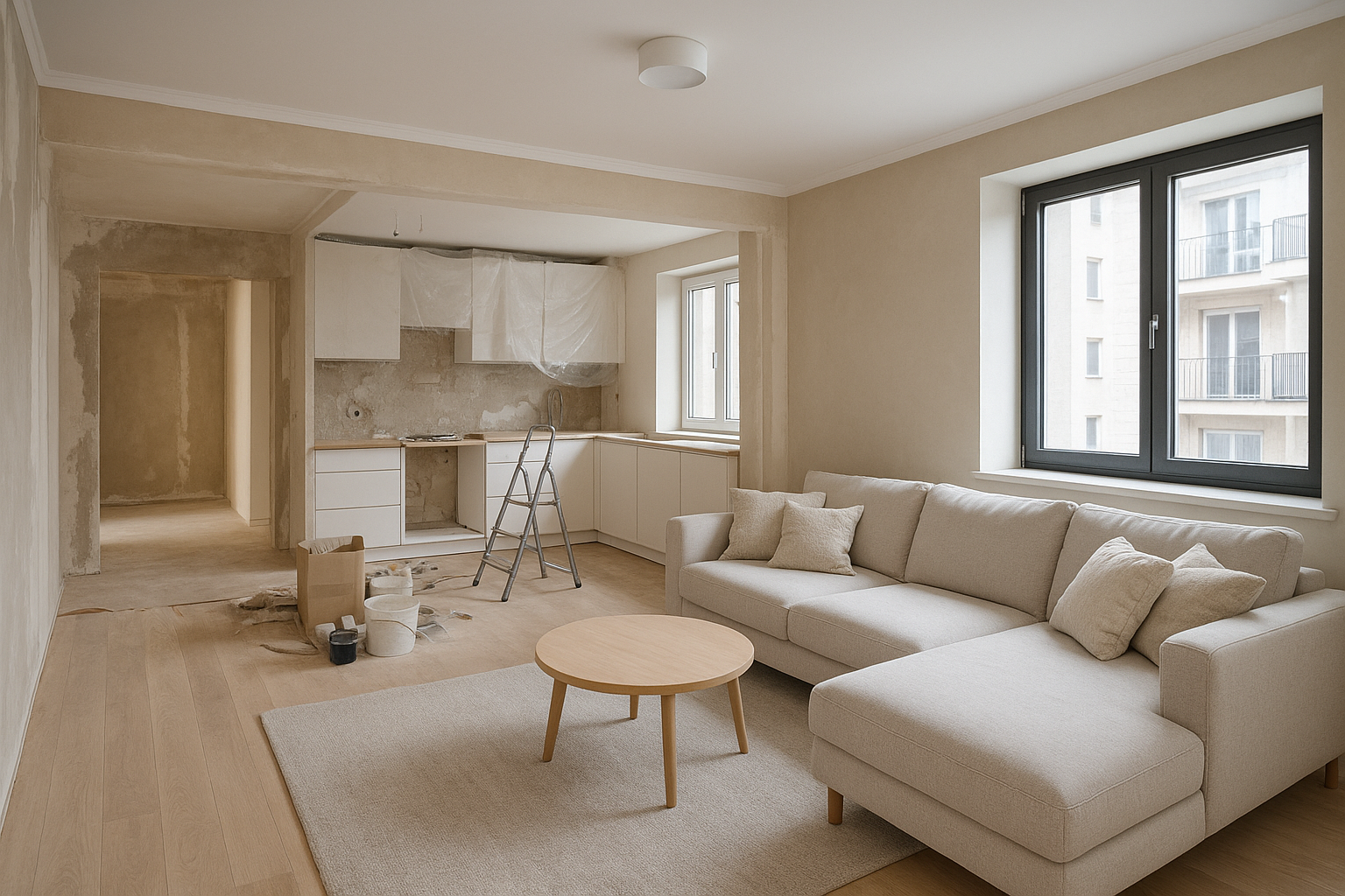 مشروع تجديد وتشطيب شامل لشقة - مشروع تشطيب في المنطقة الغربية لدى…