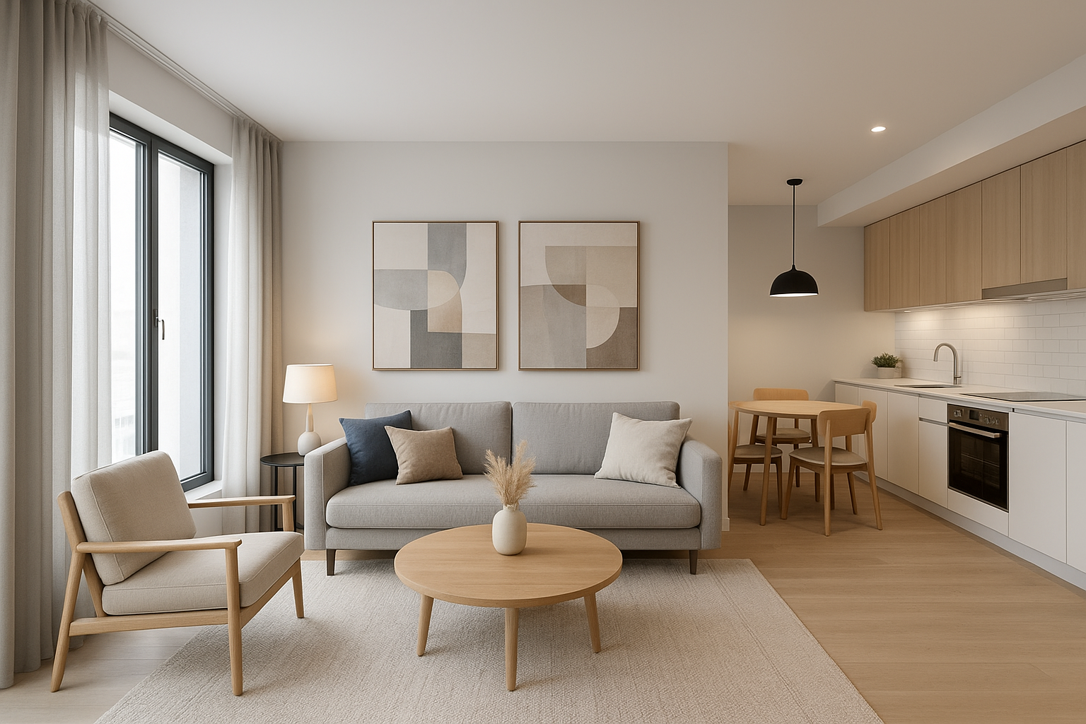 تصميم داخلي حديث لشقة سكنية - مشروع ديكور في المنطقة الغربية لدى ب…