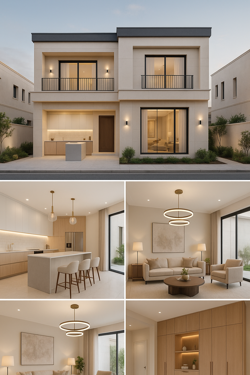 "تجديد ديكور فيلا دبلكس: تعديل - مشروع ديكور في المنطقة الوسطى لدى…