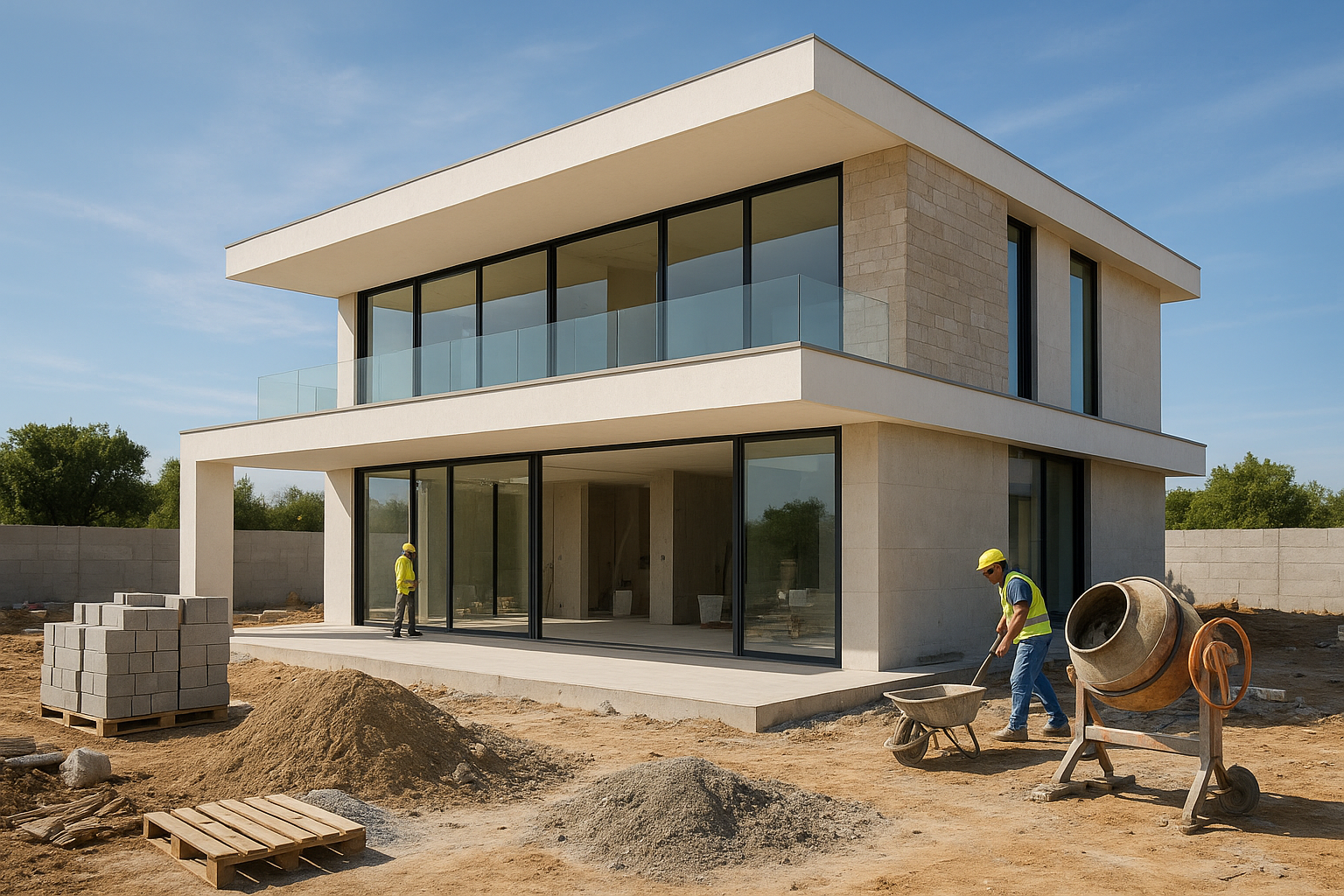 مشروع بناء وتجهيز فيلا خاصة - مشروع بناء جديد في المنطقة الغربية ل…