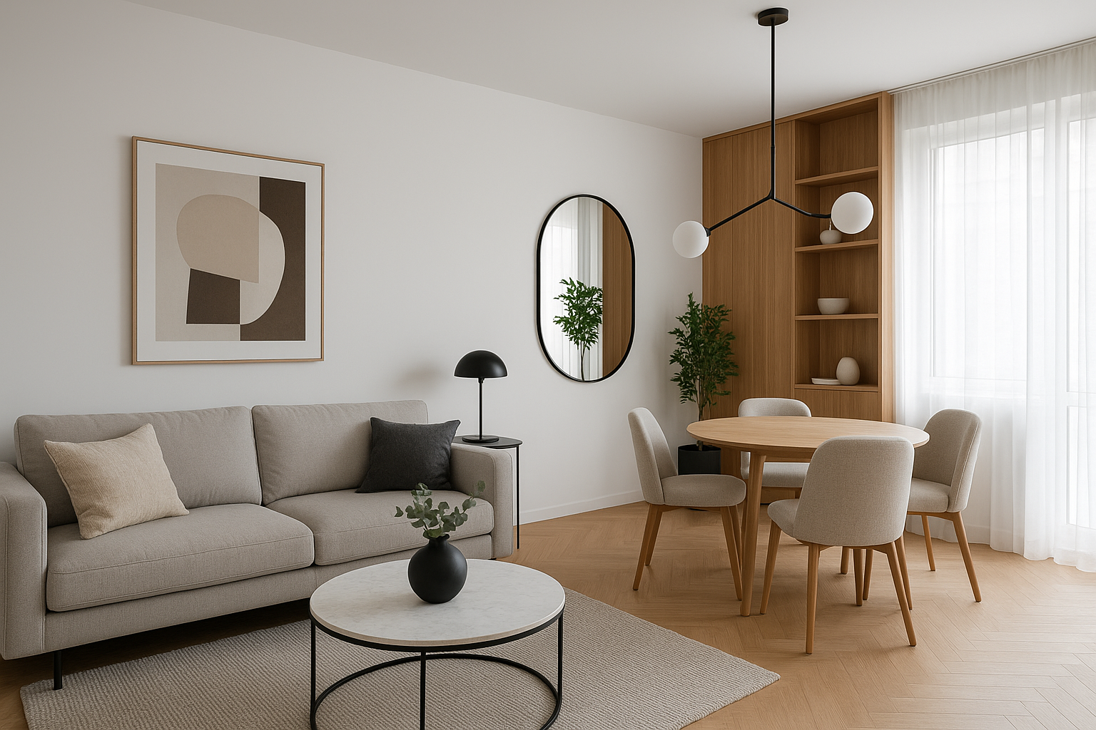 ديكور مبتكر لتجديد شقة سكنية - مشروع ديكور في المنطقة الغربية لدى…