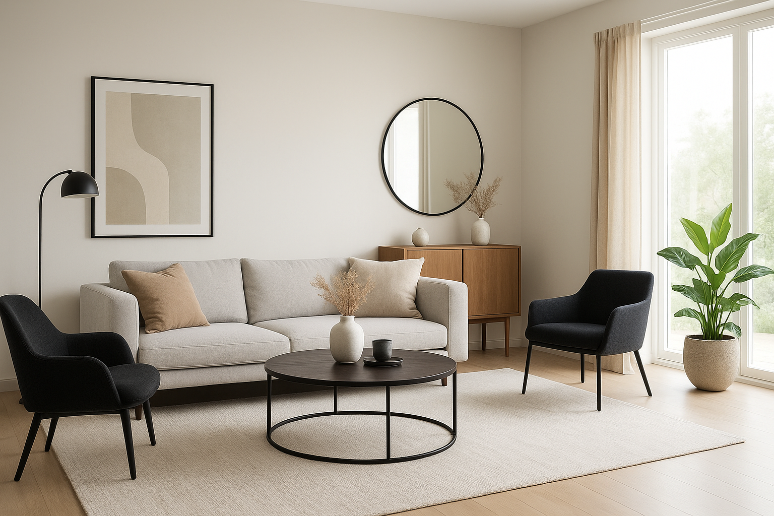 تحويل المساحات إلى مظهر عصري - مشروع ديكور في المنطقة الوسطى لدى ب…