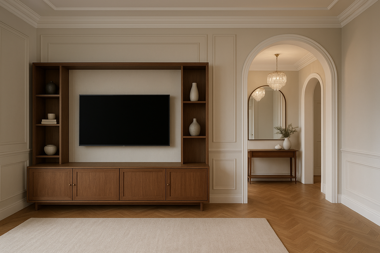 تصميم داخلي لمكتبة تلفزيون شيبورد - مشروع ديكور في المنطقة الوسطى…