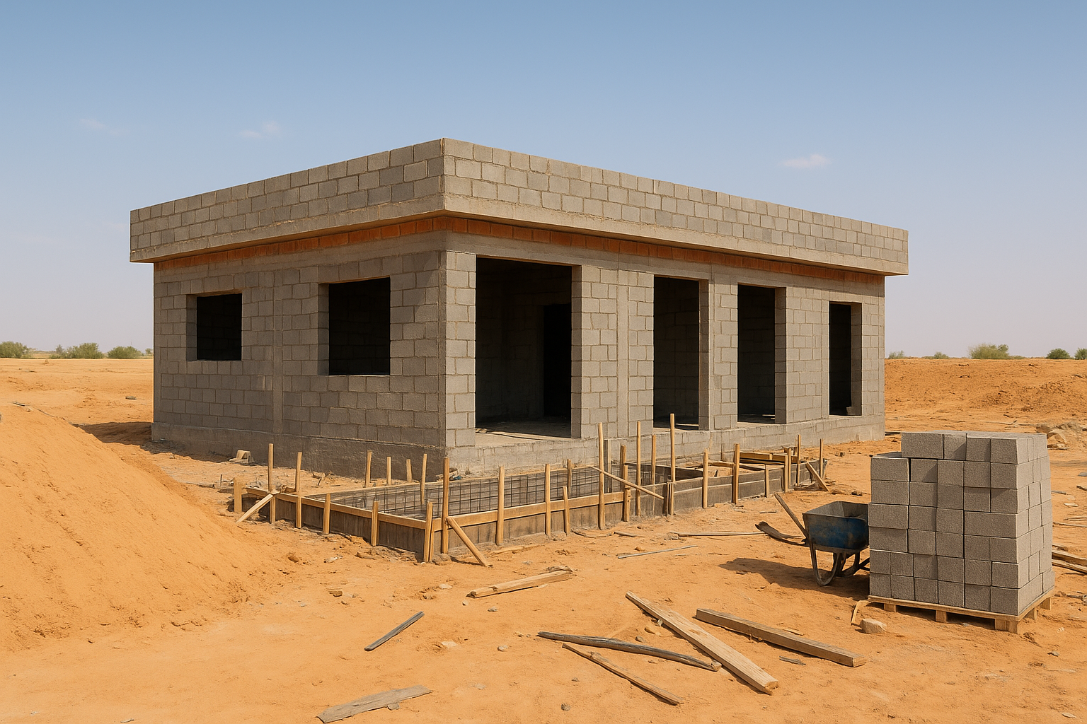 مشروع بناء استراحة جديدة في - مشروع بناء جديد في المنطقة الوسطى لد…