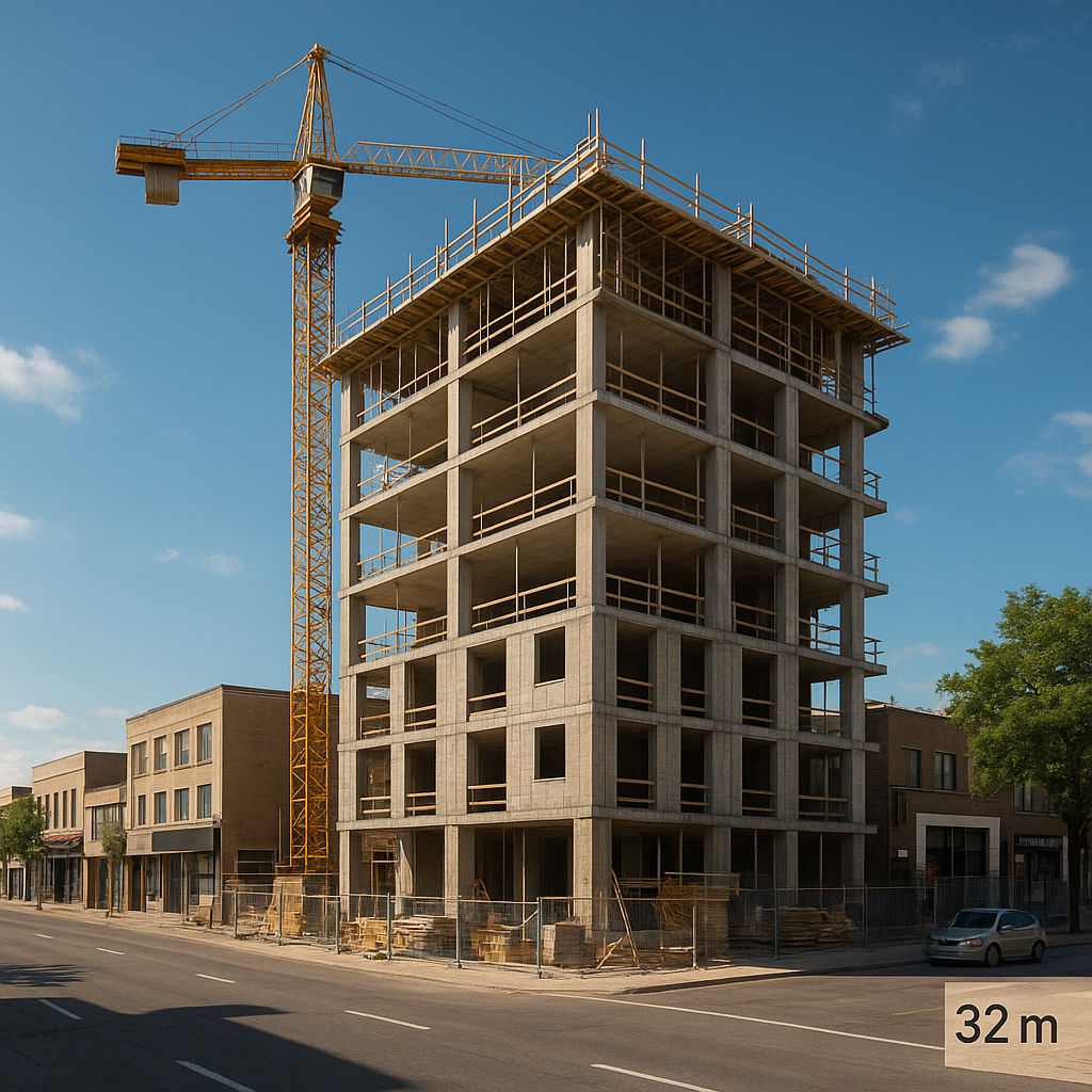 مشروع بناء عمارة سكنية جديدة - مشروع بناء جديد في المنطقة الغربية…