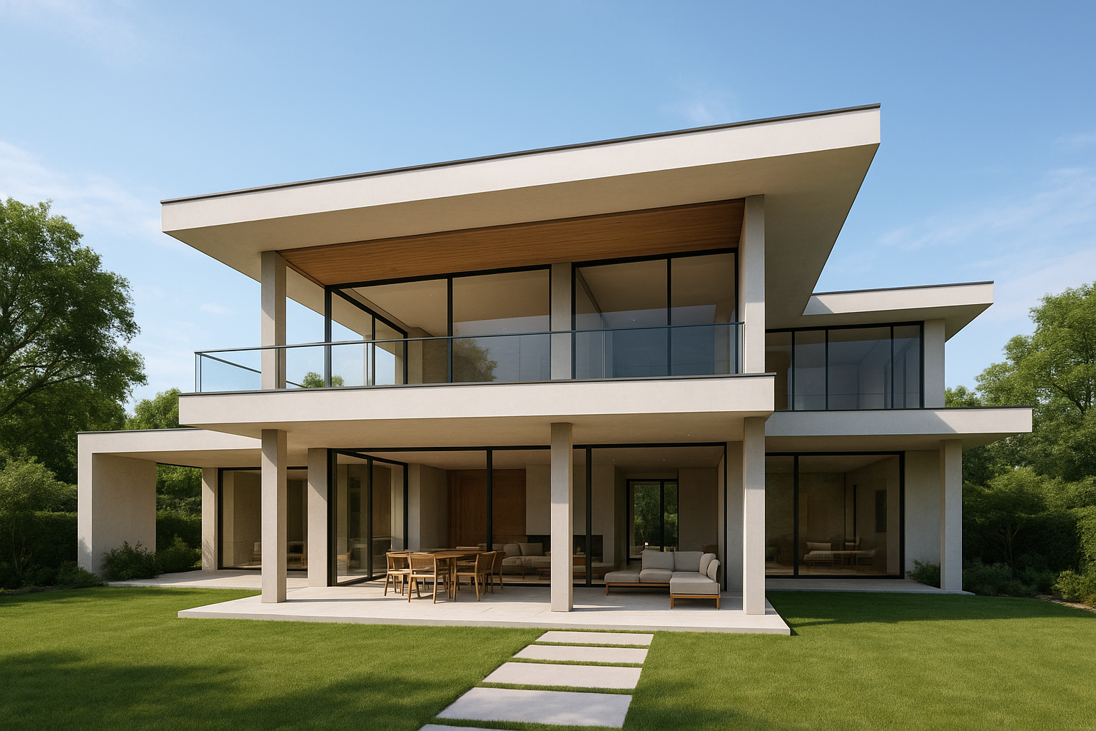 تصميم منزل حديث بسبع غرف - مشروع بناء جديد في المنطقة الجنوبية لدى…