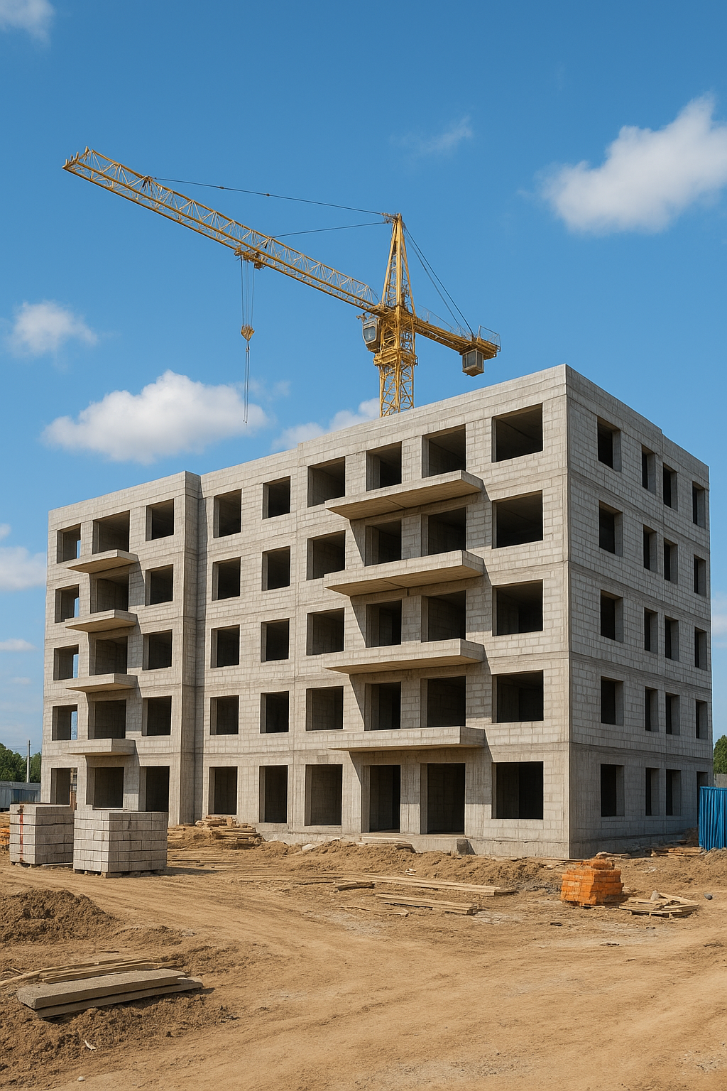 مشروع بناء عمارة سكنية جديدة - مشروع بناء جديد في المنطقة الغربية…