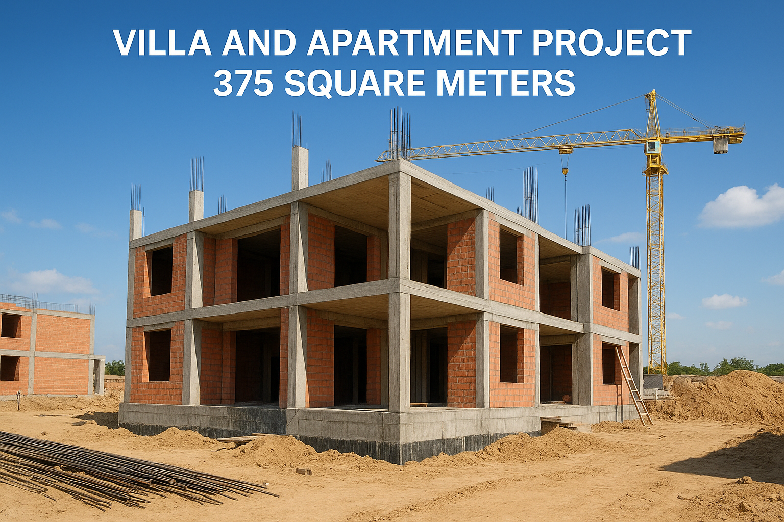 مشروع بناء فيلا وشقة مساحة - مشروع بناء جديد في المنطقة الوسطى لدى…